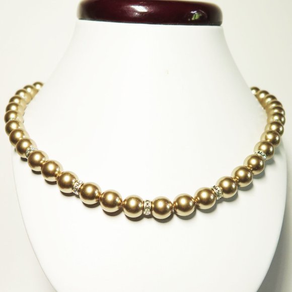 Austrian Crystal Element and Pearl Set 17" NWT - Picture 5 of 6